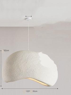 Cloud Chandelier With Micro Cement Cream French Bar Island Restaurant - Pacisia