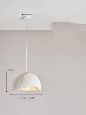 Cloud Chandelier With Micro Cement Cream French Bar Island Restaurant - Pacisia