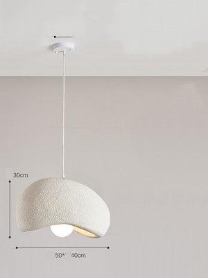 Cloud Chandelier With Micro Cement Cream French Bar Island Restaurant - Pacisia