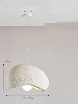 Cloud Chandelier With Micro Cement Cream French Bar Island Restaurant - Pacisia