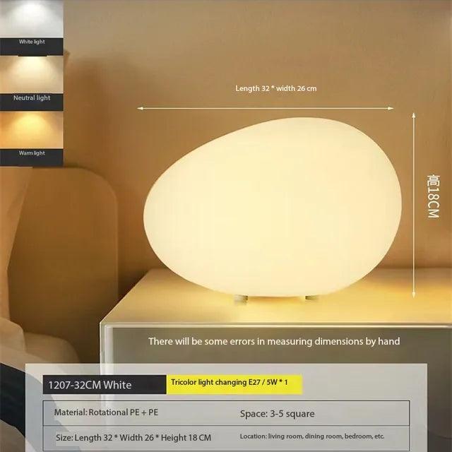 Cobblestone Night Light Modern Minimalist Atmosphere Table Top Decorative Lamp Romantic Desk Bedside Table Lamp Free Shipping - Pacisia