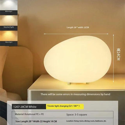 Cobblestone Night Light Modern Minimalist Atmosphere Table Top Decorative Lamp Romantic Desk Bedside Table Lamp Free Shipping - Pacisia