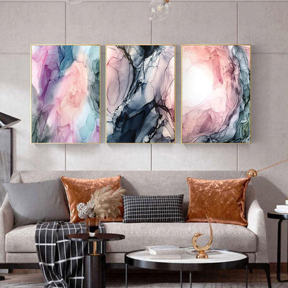 Color Cloud Canvas Poster Modern Abstract Wall Art Painting - Pacisia