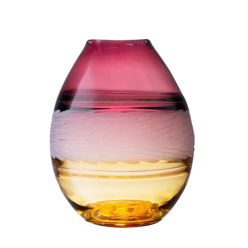 Colored Simple Nordic Modern Glass Vase - Pacisia