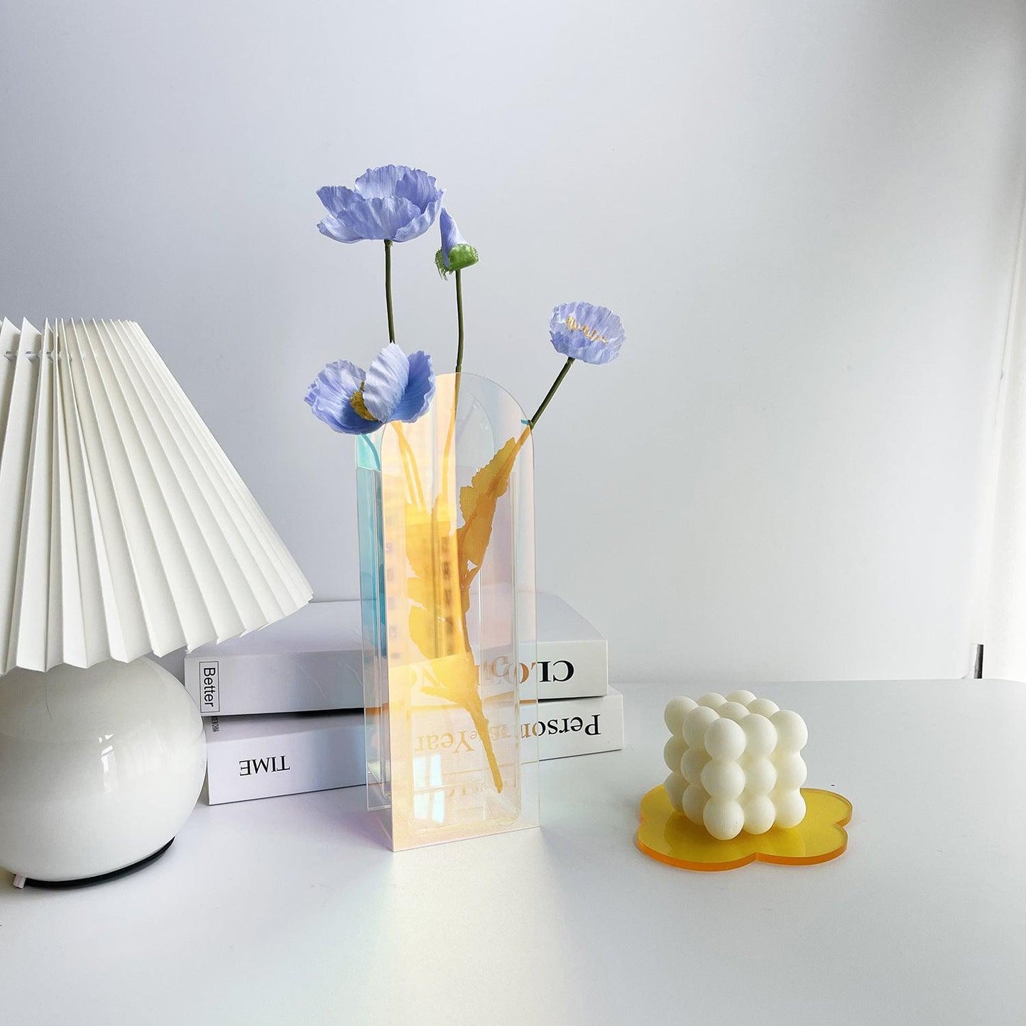 Colorful Acrylic Vase Art Minimalist Living Room - Pacisia