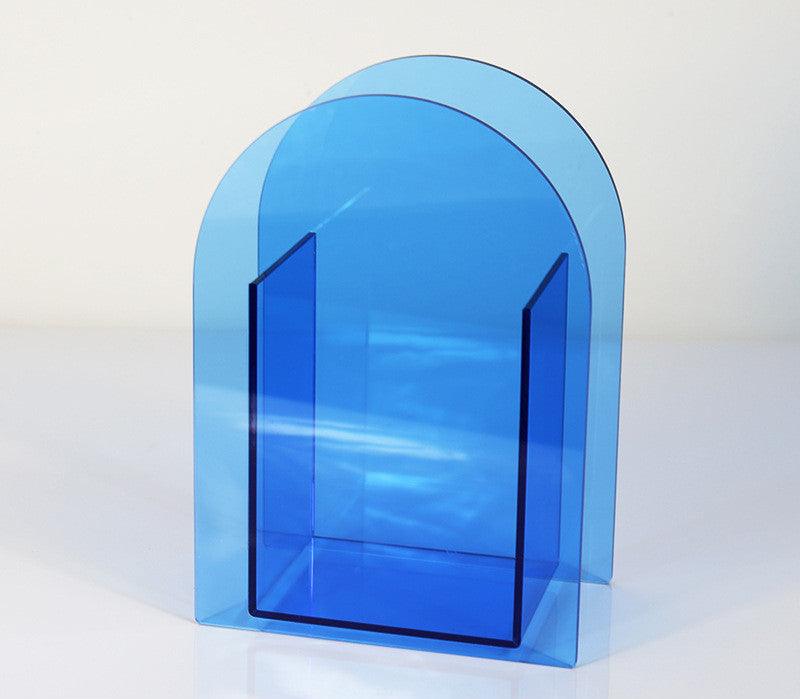 Colorful Acrylic Vase Color Illustration Ornament Vase - Pacisia