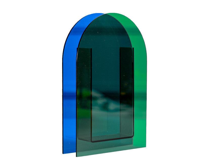 Colorful Acrylic Vase Color Illustration Ornament Vase - Pacisia