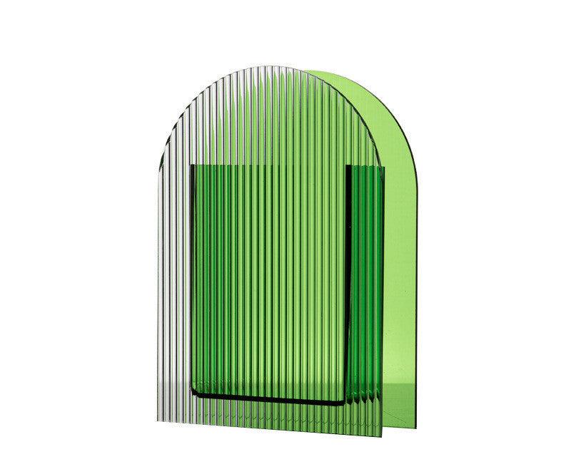 Colorful Acrylic Vase Color Illustration Ornament Vase - Pacisia