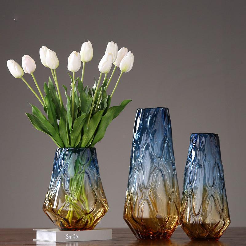 Colorful Gradually Changing Hydroponic Glass Vase Ornaments - Pacisia