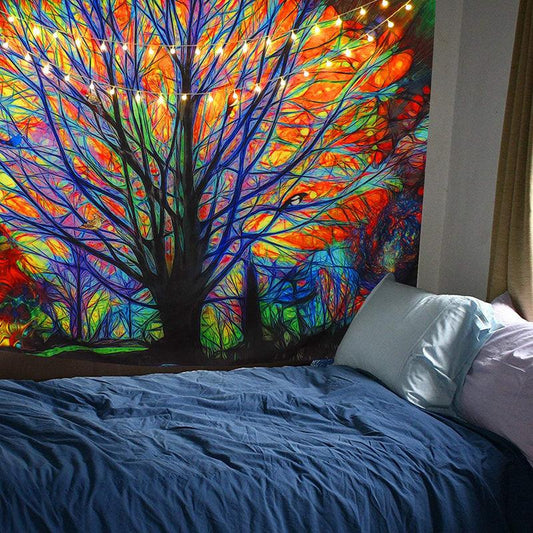 Colorful tree forest tapestry - Pacisia