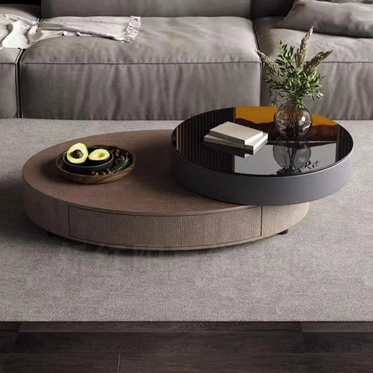 Console Furniture Coffee Table Low Table Desk Side Tables Center Living Room Hall Lift Up Round Sofa Yemek Masasi Design Home - Pacisia