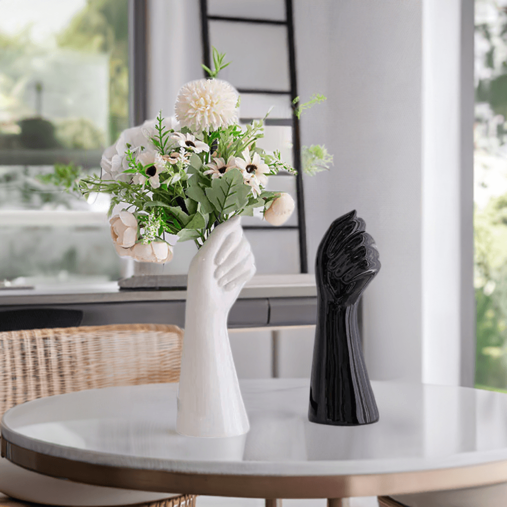 Contemporary Ceramic Hand Vase for Stylish Home Deco - Pacisia