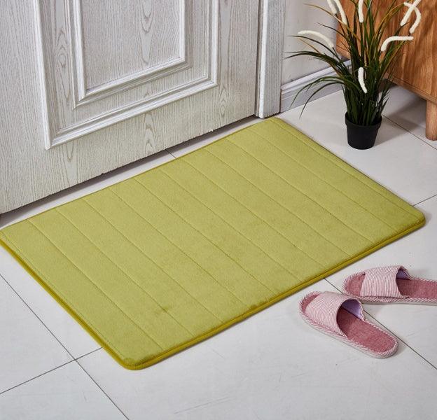 Coral Velvet Bathroom Customizable Memory Foam Absorbent Floor Mat - Pacisia