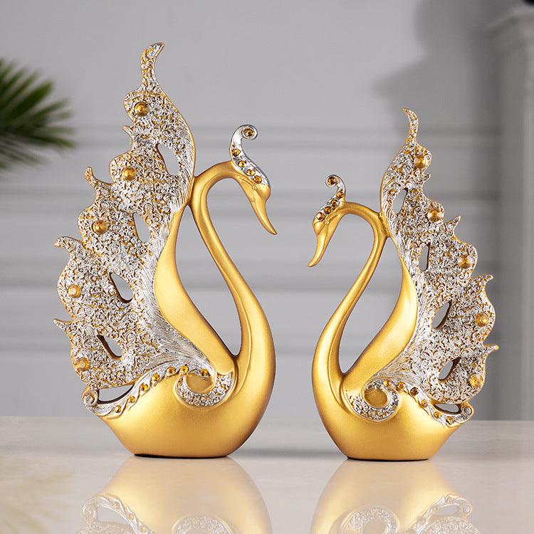 Couple Swan Home Decoration - Pacisia