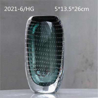 Creative And Simple Modern Colored Glass Bubble Vase - Pacisia