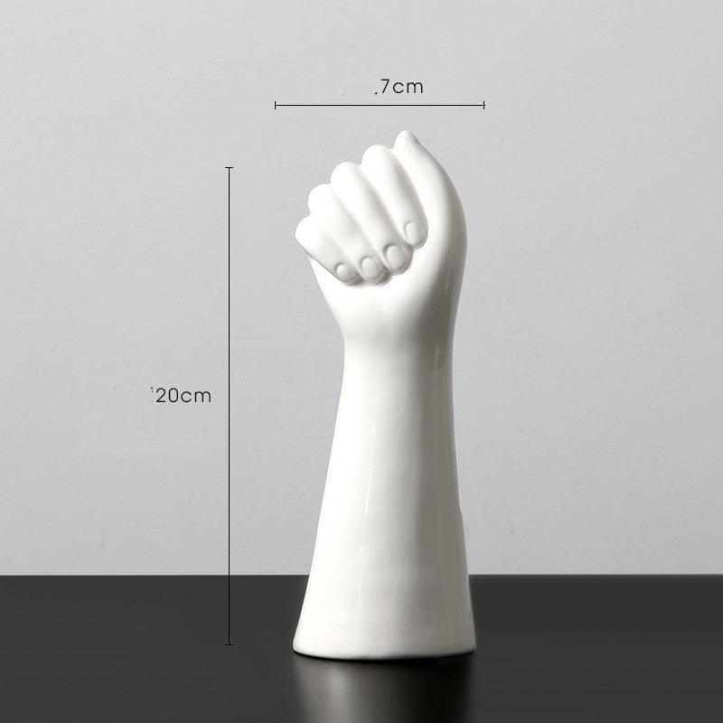 Creative Artistic Hand-shaped Ceramic Vase Ornament - Pacisia