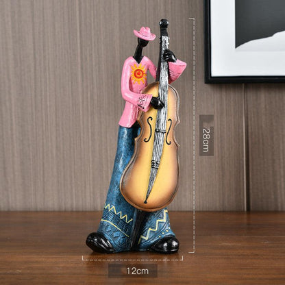 Creative Band Decoration Art Instrument Music Character - Pacisia