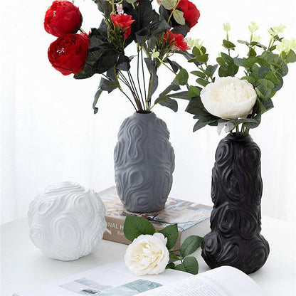 Creative Ceramic Honeycomb Bottle Soft Ceramic Vase - Pacisia