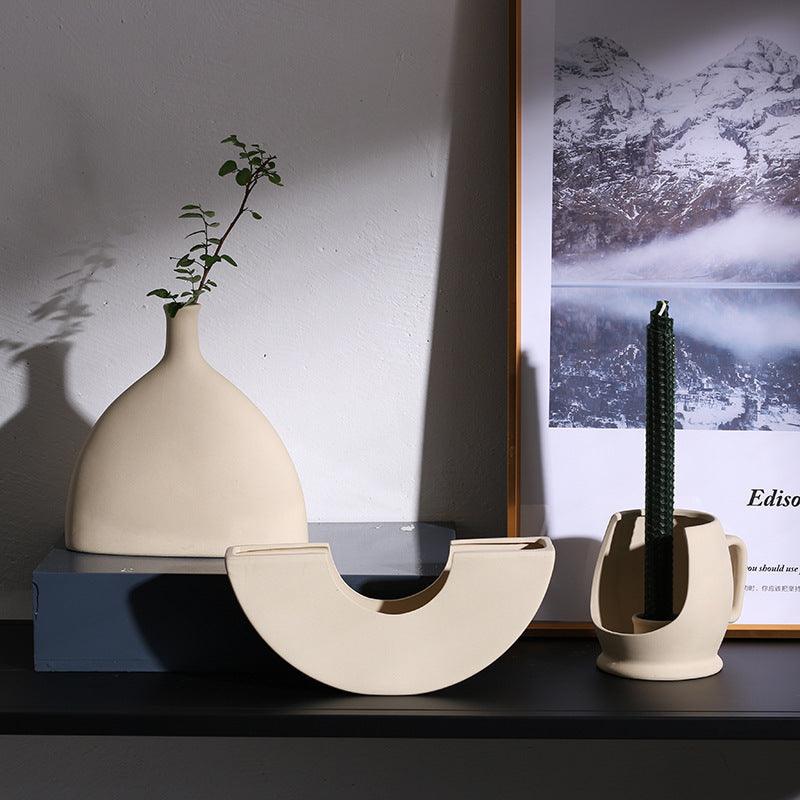 Creative ceramic vase home accessories ornaments - Pacisia