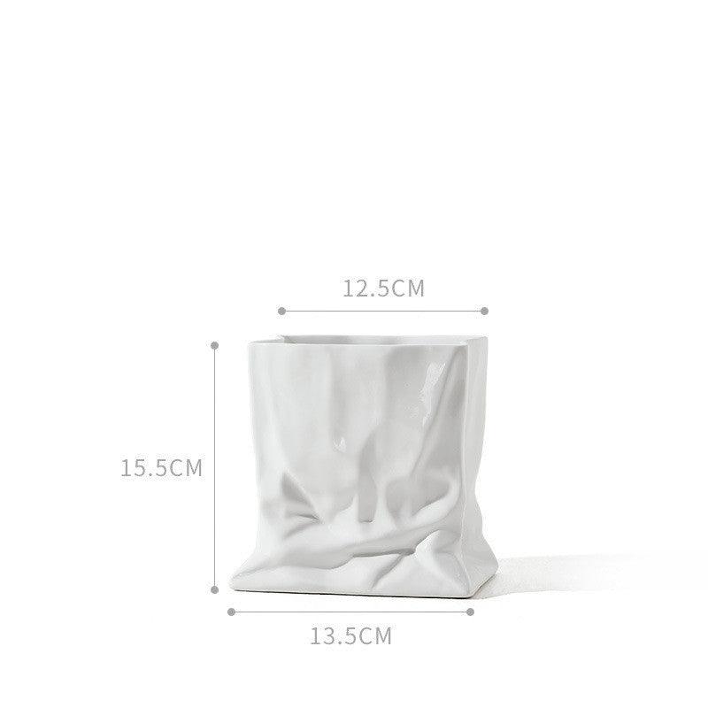 Creative Decoration Flower Arrangement Model Room Home Soft Decoration Vase - Pacisia