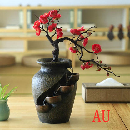 Creative Decoration Flowing Water Vase Cross-Border Resin Crafts - Pacisia