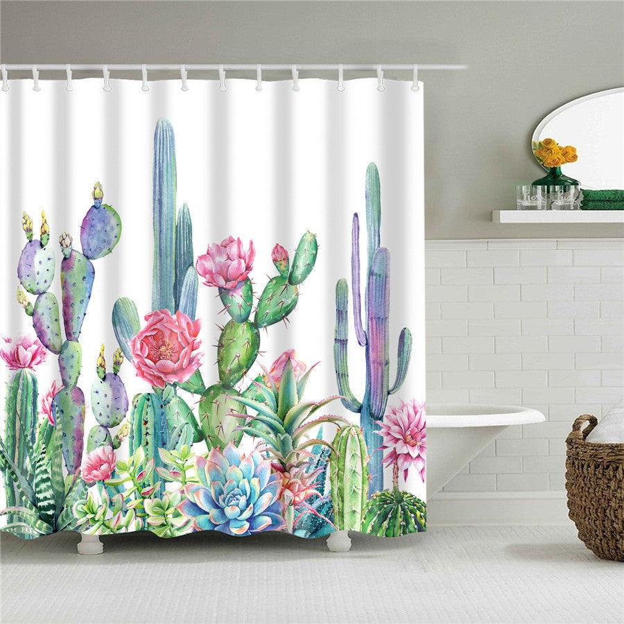 Creative Digital Printing Polyester Shower Curtain - Pacisia