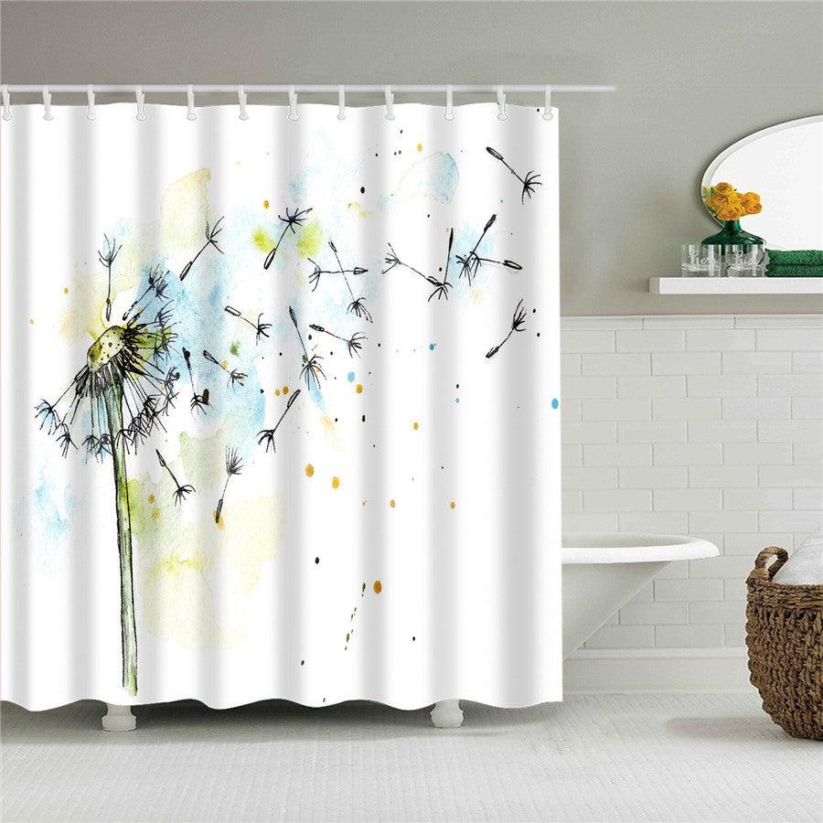 Creative Digital Printing Polyester Shower Curtain - Pacisia