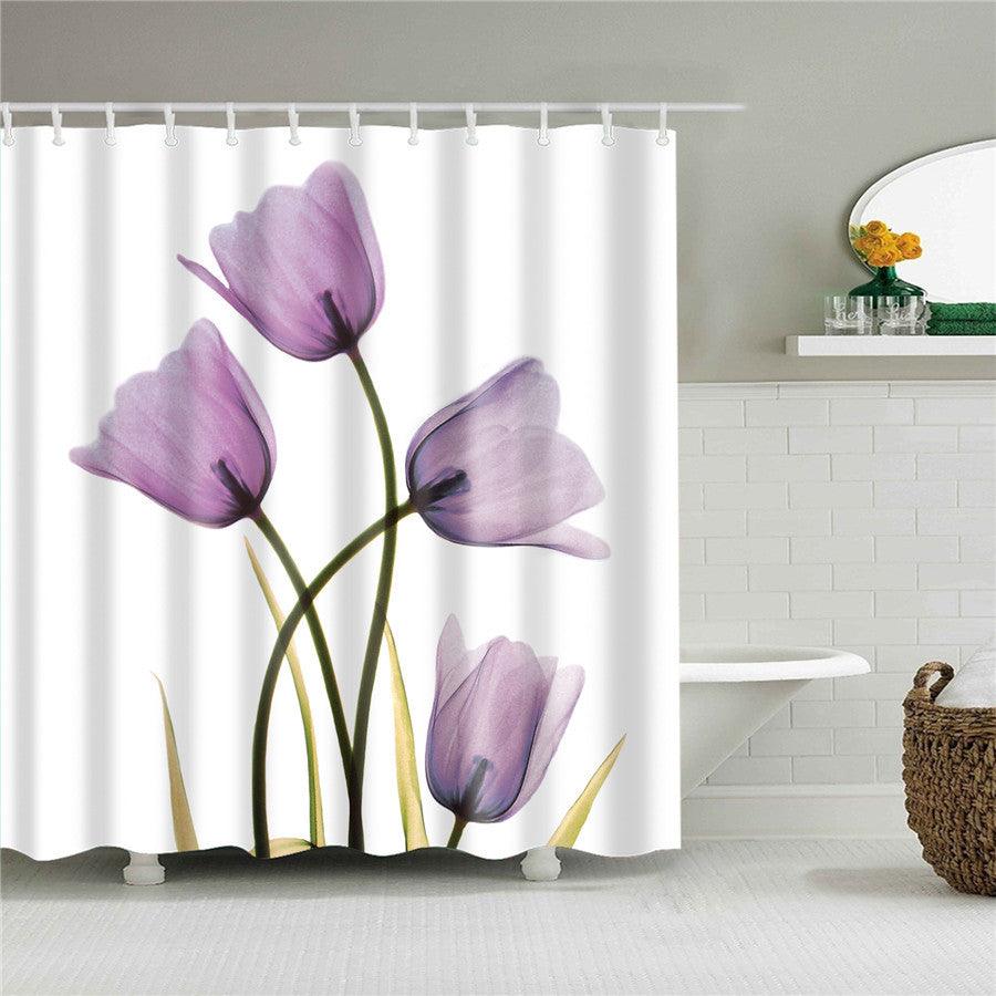 Creative Digital Printing Polyester Shower Curtain - Pacisia