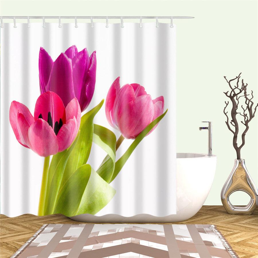 Creative Digital Printing Polyester Shower Curtain - Pacisia