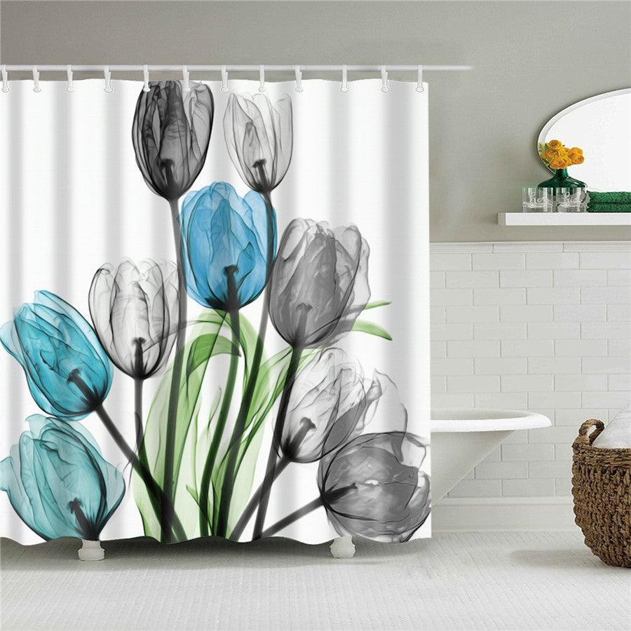 Creative Digital Printing Polyester Shower Curtain - Pacisia