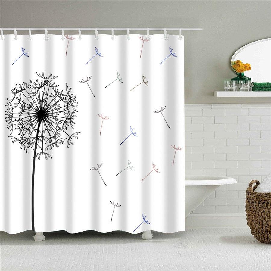 Creative Digital Printing Polyester Shower Curtain - Pacisia