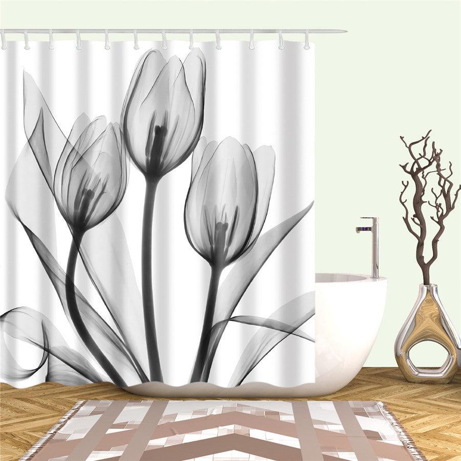 Creative Digital Printing Polyester Shower Curtain - Pacisia