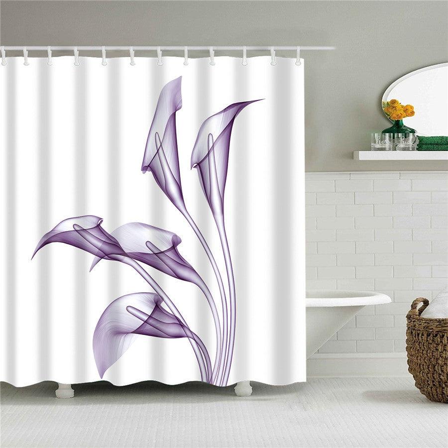 Creative Digital Printing Polyester Shower Curtain - Pacisia