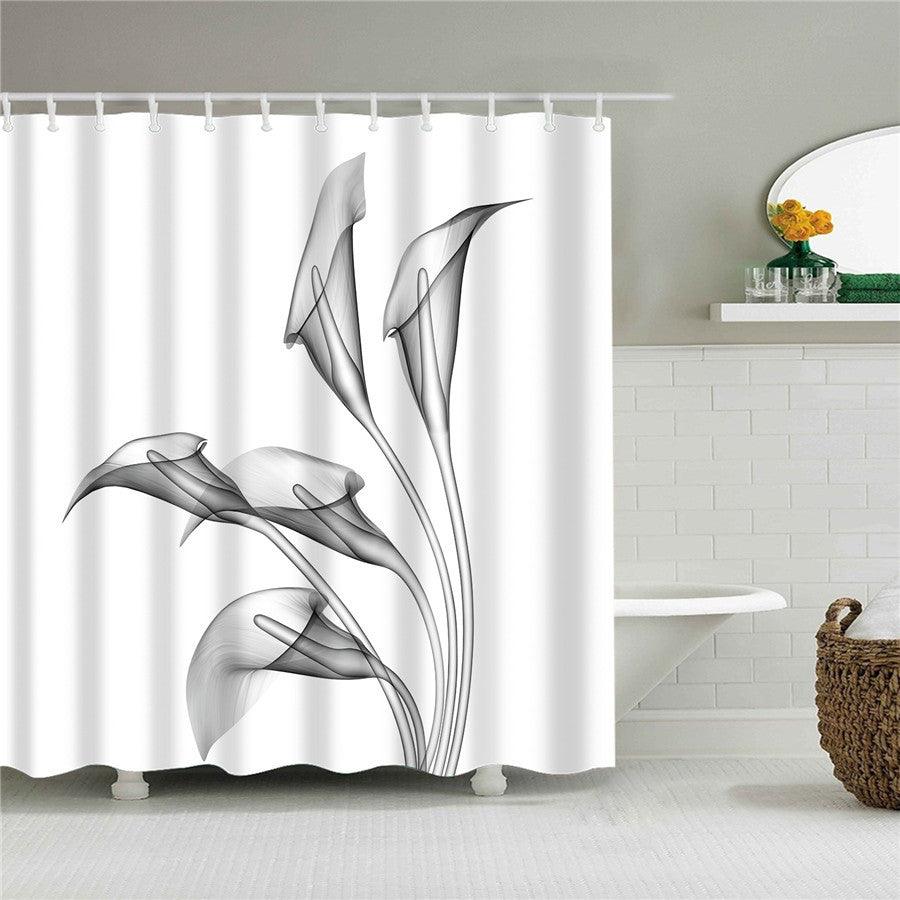 Creative Digital Printing Polyester Shower Curtain - Pacisia