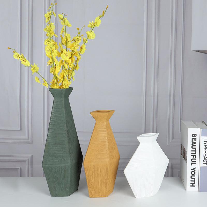 Creative geometric vase three-piece home decoration - Pacisia