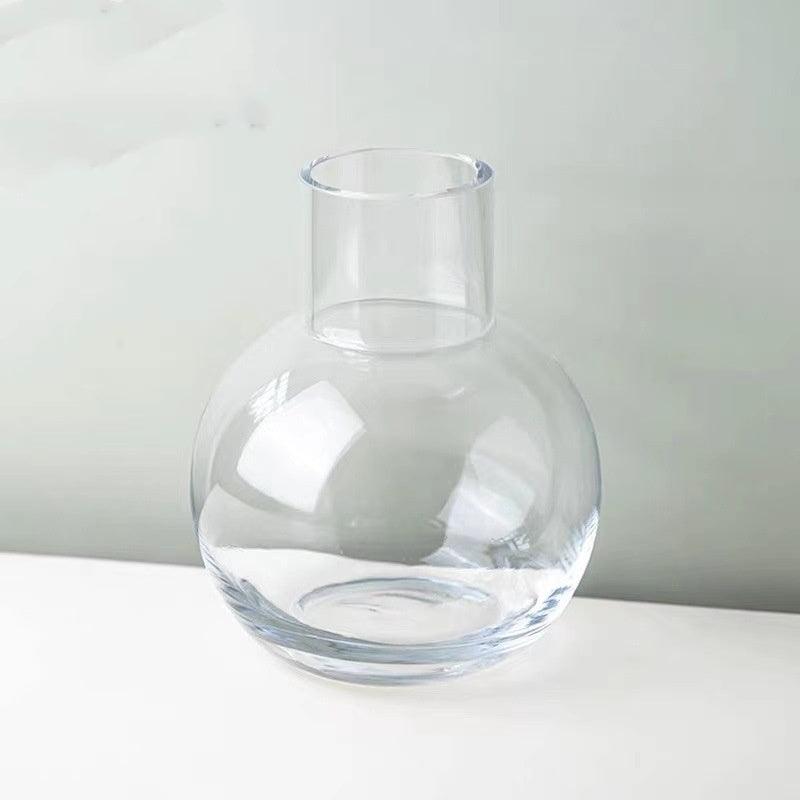 Creative Glass Vase Transparent Hydroponic Flower Dry Flower Vase - Pacisia