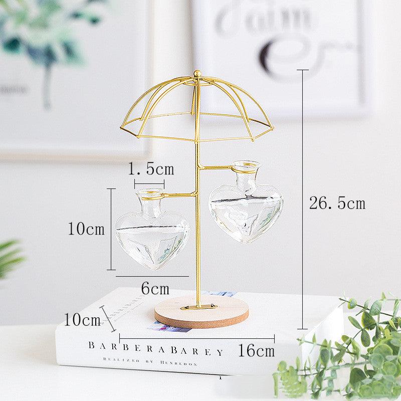 Creative Green Radish Hydroponic Plant Glass Transparent Vase - Pacisia