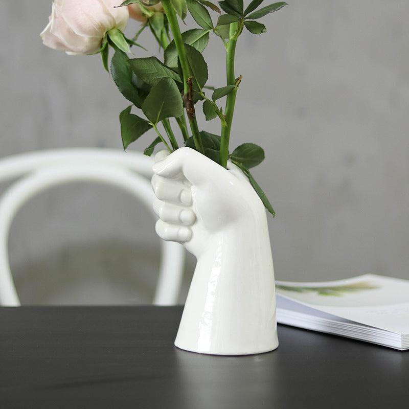 Creative hand shape of ceramic vase - Pacisia