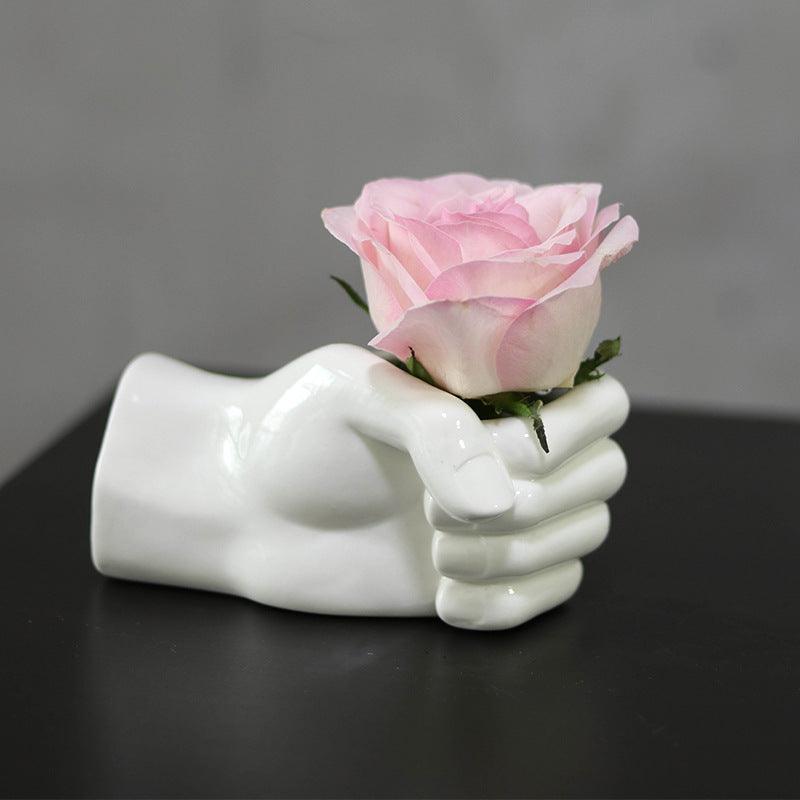 Creative hand shape of ceramic vase - Pacisia