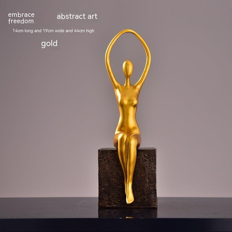 Creative Home Decoration Statue Wine Cabinet - Pacisia