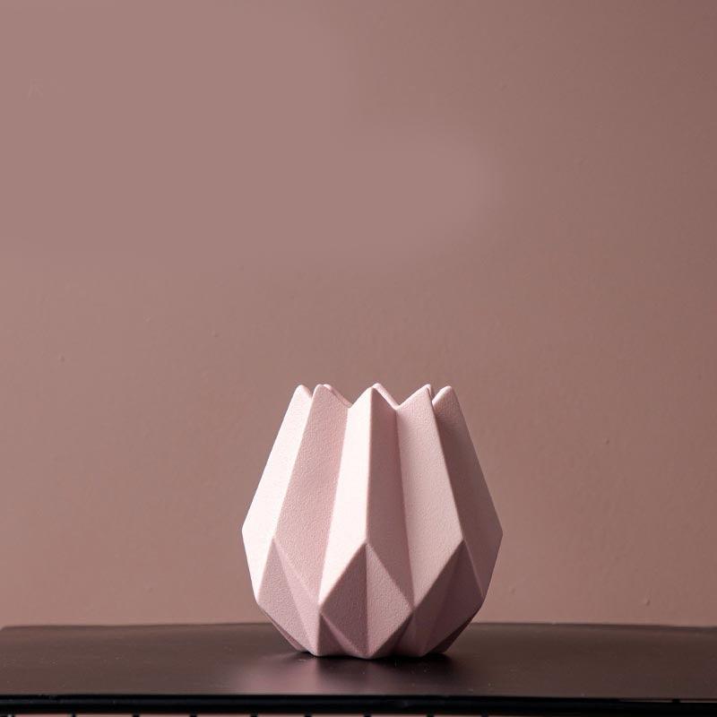 Creative Home Origami Ceramic Vase Decoration - Pacisia