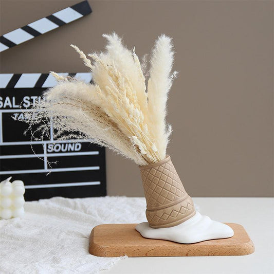 Creative Ice Cream Shaped Ceramic Vase - Pacisia