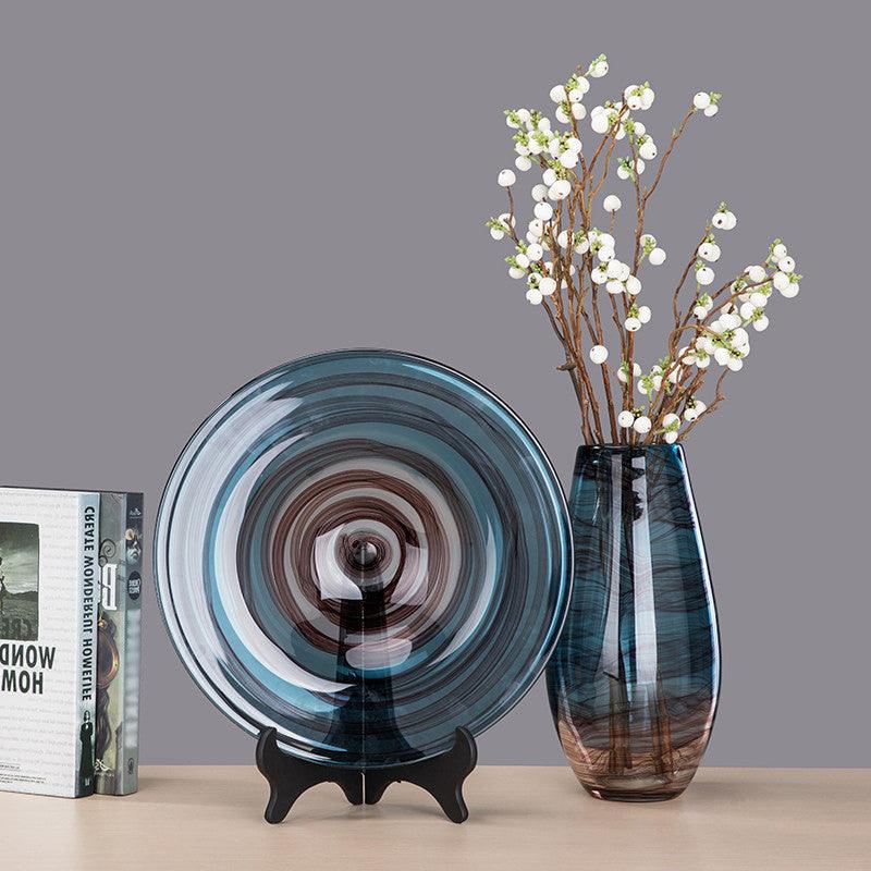 Creative Ink Transparent Glass Vase Living Room - Pacisia