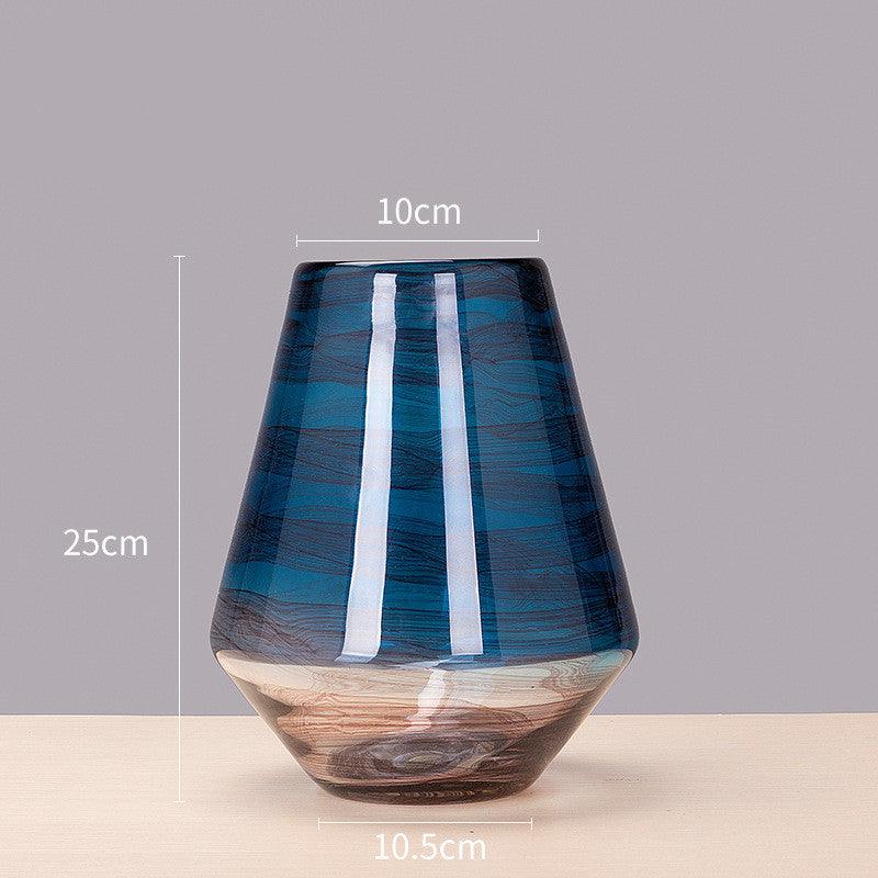 Creative Ink Transparent Glass Vase Living Room - Pacisia