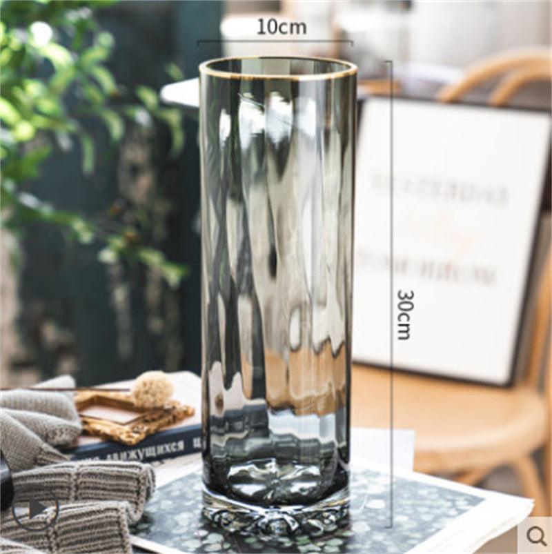 Creative Minimalist Transparent Glass Vase Ornaments - Pacisia