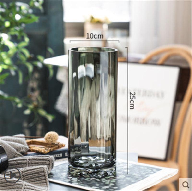 Creative Minimalist Transparent Glass Vase Ornaments - Pacisia