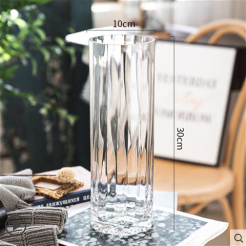 Creative Minimalist Transparent Glass Vase Ornaments - Pacisia