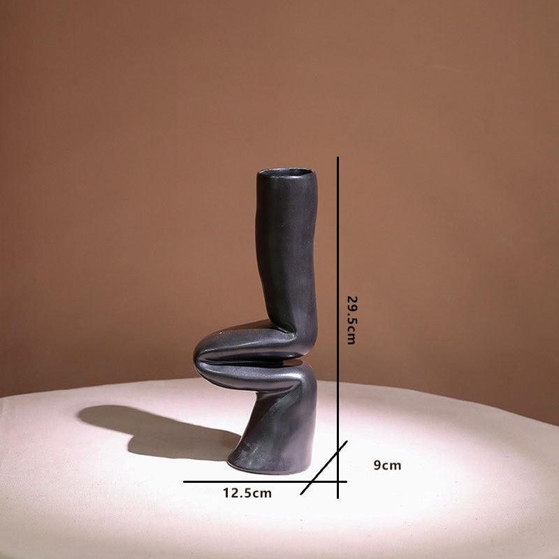 Creative Modern Special-shaped Ceramic Vase Decoration - Pacisia