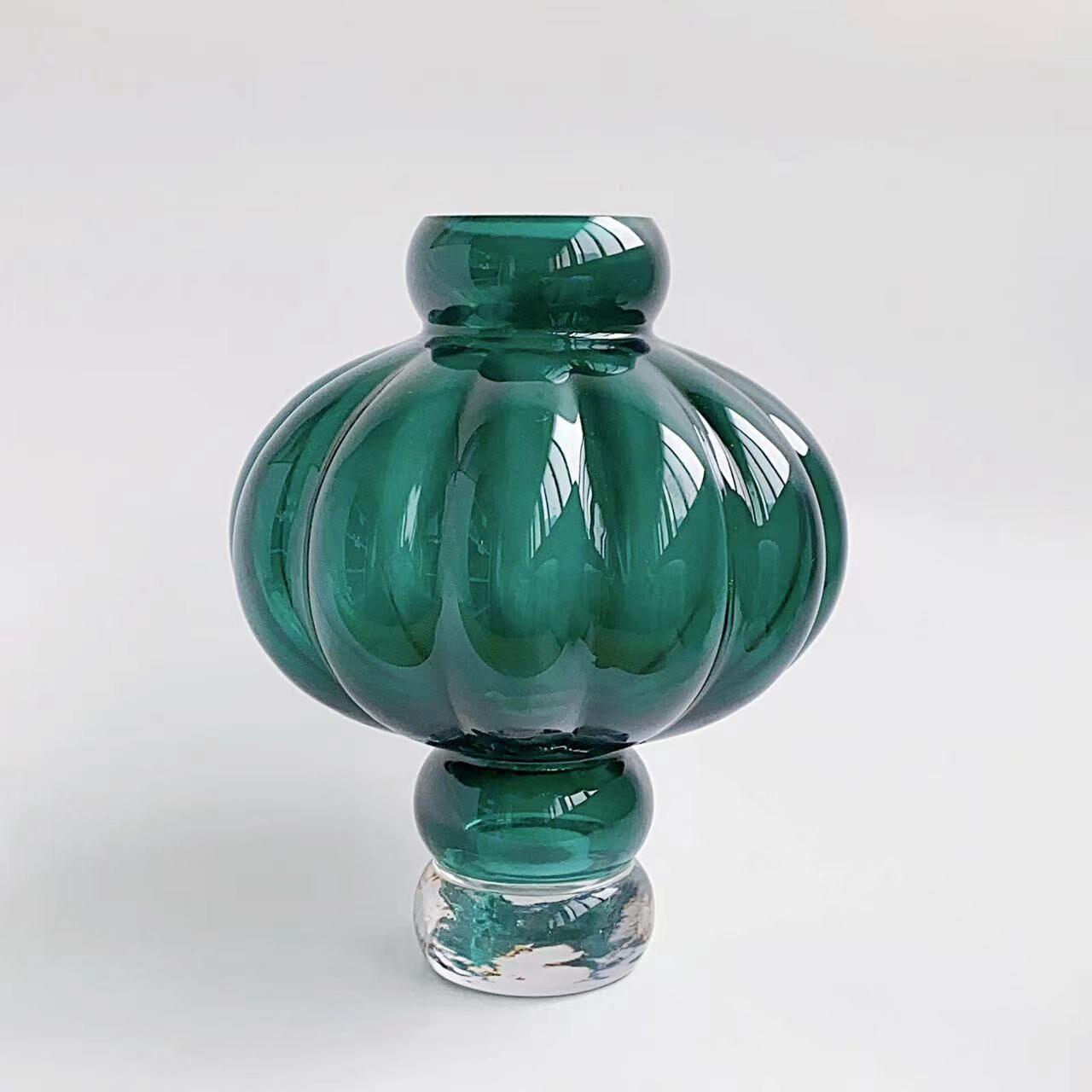 Creative New Lantern Glass Vase Living Room Dining Table Flower Arrangement - Pacisia