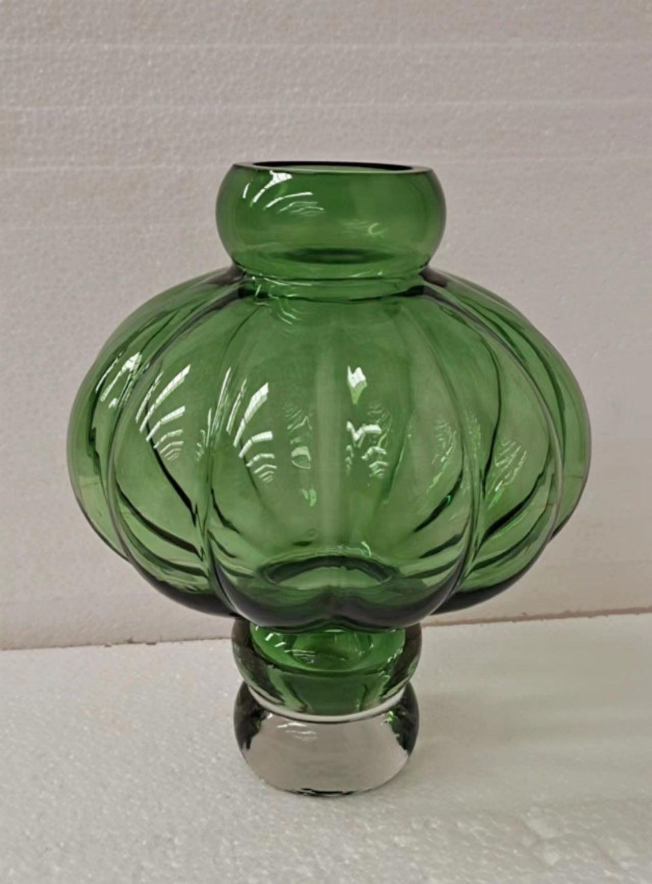 Creative New Lantern Glass Vase Living Room Dining Table Flower Arrangement - Pacisia